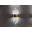 Garda Decor 62GDW-920-500 Бра золото, стекло прозрач. 18*h50см