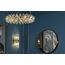 Garda Decor 92EL-80241 Люстра подвесная латунь, стекло прозр. d60см