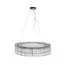 Garda Decor 91GH-80568 Люстра подвесная никель/стекло прозрач. d85*h150см