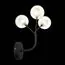 ST LUCE SL376.401.03 Бра ST-Luce Черный/Прозрачный, Белый G4 LED 3*2W, изображение 5