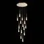 ST LUCE SL6111.203.15 Люстра подвесная ST-Luce Золотистый/Прозрачный LED 15*3W 3000K, изображение 7