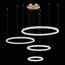 ST LUCE SL6110.203.04 Люстра подвесная ST-Luce Золотистый/Прозрачный LED 4*42W 3000 - 6500K, изображение 5