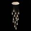 ST LUCE SL6111.203.15 Люстра подвесная ST-Luce Золотистый/Прозрачный LED 15*3W 3000K, изображение 6
