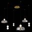 ST LUCE SL6112.202.42 Светильник подвесной ST-Luce Золотистый/Молочно-Белый,Прозрачно-Дымчатый LED 1*42W, изображение 4