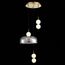 ST LUCE SL6112.203.21 Светильник подвесной ST-Luce Золотистый/Молочно-Белый,Прозрачно-Дымчатый LED 1*21W, изображение 5