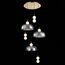ST LUCE SL6112.203.42 Светильник подвесной ST-Luce Золотистый/Молочно-Белый,Прозрачно-Дымчатый LED 1*42W, изображение 5