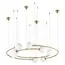 ST LUCE SL1186.303.08 Светильник подвесной ST-Luce Латунь/Молочный G9 8*5W, изображение 4