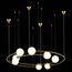 ST LUCE SL1186.303.08 Светильник подвесной ST-Luce Латунь/Молочный G9 8*5W, изображение 9