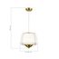 ST LUCE SL6127.303.01 Светильник подвесной ST-Luce Латунь/Белый, Прозрачный LED 1*18W 3000K, изображение 5