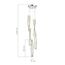 ST LUCE SL6205.103.05 Светильник подвесной ST-Luce Хром/Прозрачный LED 1*55W 4000K, изображение 5