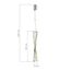 ST LUCE SL6205.303.01 Светильник подвесной ST-Luce Латунь/Прозрачный LED 1*11W 4000K, изображение 5