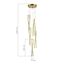 ST LUCE SL6205.303.05 Светильник подвесной ST-Luce Латунь/Прозрачный LED 1*55W 4000K, изображение 5