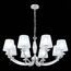 ST LUCE SL1756.103.08 Светильник подвесной ST-Luce Хром/Светло-серый E14 8*40W, изображение 5