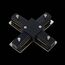 ST LUCE ST002.449.00 Коннектор X-образный Черный