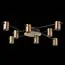 ST LUCE SL1207.402.08 Светильник потолочный ST-Luce Черный/Латунь GU10 8*7W, изображение 5