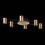 ST LUCE SL1207.402.06 Светильник потолочный ST-Luce Черный/Латунь GU10 6*7W, изображение 3