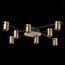 ST LUCE SL1207.402.08 Светильник потолочный ST-Luce Черный/Латунь GU10 8*7W, изображение 5