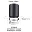 NOVOTECH 370533 KONST NT19 175 черный Накладной светильник IP20 GU10 220V UNITE, изображение 5