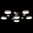EVOLUCE SLE6006-702-06 Светильник потолочный Серый/Серый LED 6*12W 3000K/4500K/6000K, изображение 4