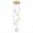 ST LUCE SL1152.203.08 Светильник подвесной ST-Luce Золотистый/Прозрачный G9 8*5W