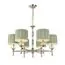 ST LUCE SL1121.103.06 Люстра подвесная ST-Luce Никель/Оливковый E14 6*40W