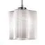 ST LUCE SL117.503.01 Светильник подвесной ST-Luce Серебристый/Белый с полосками E27 1*60W