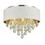 ST LUCE SL1350.502.06 Светильник потолочный ST-Luce Хром/Белый, Золотистый, Прозрачный E14 6*40W