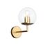 ST LUCE SL1150.201.01 Светильник настенный ST-Luce Матовое золото/Прозрачный E27 1*40W