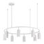 ST LUCE SL1213.503.08 Светильник подвесной ST-Luce Белый/Белый GU10 8*5W 4000K