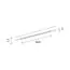 ST LUCE ST667.436.15 Магнитный трековый светильник Черный LED 1*15W 3000K 1 060Lm Ra>80 100 IP20 L900xW5xH12, изображение 3