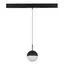 ST LUCE ST681.436.07 Магнитный трековый светильник Черный LED 1*7W 3000K Lm Ra90 120° IP20 D100xH- 48V, изображение 4