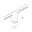 ST LUCE ST671.436.05 Магнитный трековый светильник Черный LED 1*5W 3000K 340Lm Ra>90 36° IP20 D35xH58 24V, изображение 8