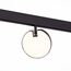 ST LUCE ST359.446.15 Магнитный трековый светильник Черный LED 1*15W 4000K 760Lm Ra>80 120° IP20 L150xW28xH21