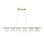 ST LUCE SL6021.203.36 Светильник подвесной ST-Luce золотистый/прозрачный LED 1*36W 4000K