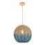 ST LUCE SL1514.623.01 Светильник подвесной ST-Luce Древесный/Бежевый,Синий E27 1*40W