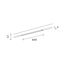 ST LUCE ST667.446.10 Магнитный трековый светильник Черный LED 1*10W 4000K 710Lm Ra>80 100 IP20 L600xW5xH12 2, изображение 3