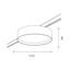 ST LUCE ST670.436.12 Магнитный трековый светильник Черный LED 1*12W 3000K 500Lm Ra>80 100° IP20 D113xH34 24V, изображение 5