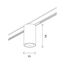 ST LUCE ST671.346.05 Магнитный трековый светильник Латунь LED 1*5W 4000K 340Lm Ra>90 36° IP20 D35xH58 24V, изображение 12