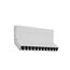 ST LUCE ST686.596.09 Светильник трековый SMART Белый LED 1*9W 3000K/4000K/5000K 700Lm Ra>90 34° IP20 L258xW26xH137 22, изображение 3