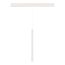 ST LUCE ST683.536.08 Магнитный трековый светильник Белый LED 1*8W 3000K 450Lm Ra90 24° IP20 D30xH500 48V