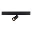 ST LUCE ST357.436.12 Магнитный трековый светильник ZOOM Черный LED 1*12W 3000K Lm Ra90 10-55° IP20 D50xH160