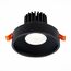 ST LUCE ST751.448.10 Светильник встраиваемый. Черный LED 1*10W 4000K 750Lm Ra>90 38° IP20 D100xH75 170-240V
