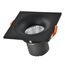 ST LUCE ST259.448.10 Светильник встраиваемый. Черный LED 1*10W 4000K 700Lm Ra>90 60° IP44 L100xW100xH66 85-265V