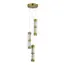ST LUCE SL6237.303.03 Светильник подвесной ST-Luce латунь/белый LED 3*6W 4000K, изображение 2