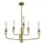 ST LUCE SL1244.303.06 Светильник подвесной ST-Luce латунь/прозрачный E14 6*40W, изображение 3