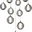 ST LUCE SL6520.403.13 Светильник подвесной ST-Luce черный жемчуг/прозрачно-дымчатый LED 1*65W 4000K, изображение 3