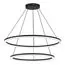 ST LUCE SL1018.403.02 Светильник подвесной ST-Luce черный/прозрачный LED 2*96W 4000K