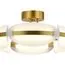 ST LUCE SL1304.302.45 Светильник потолочный ST-Luce латунь/белый LED 1*45W 3000K, изображение 4