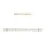 ST LUCE SL6245.223.01 Светильник подвесной ST-Luce золотистый/Прозрачный LED 1*30W 4000K