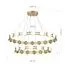 ST LUCE SL6610.203.36 Светильник подвесной ST-Luce золотистый/белый LED 1*70W 4000K, изображение 5